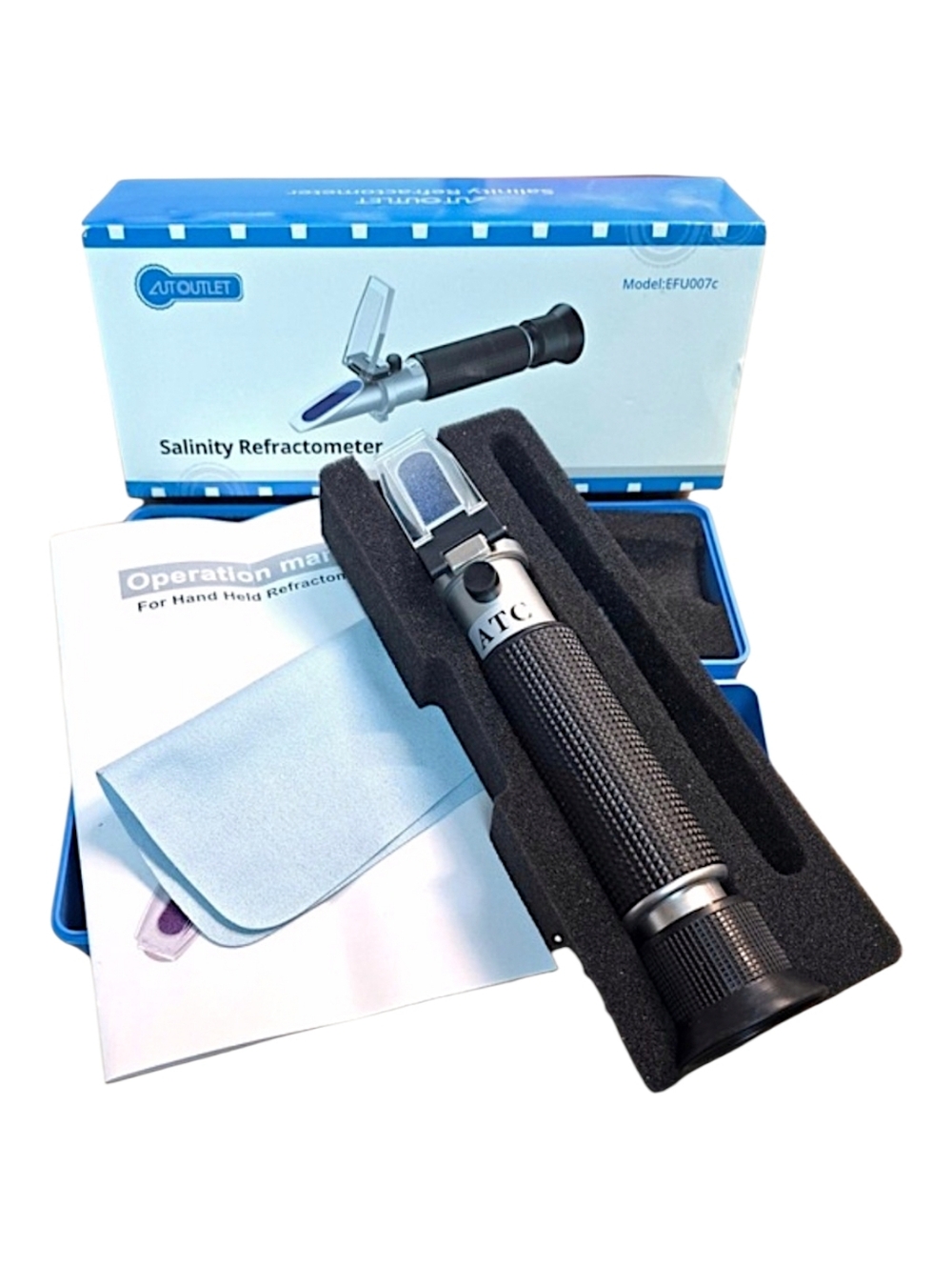 Salinity Refractometer for‎ Seawater Marine Fishkeeping Aquarium - Like New!